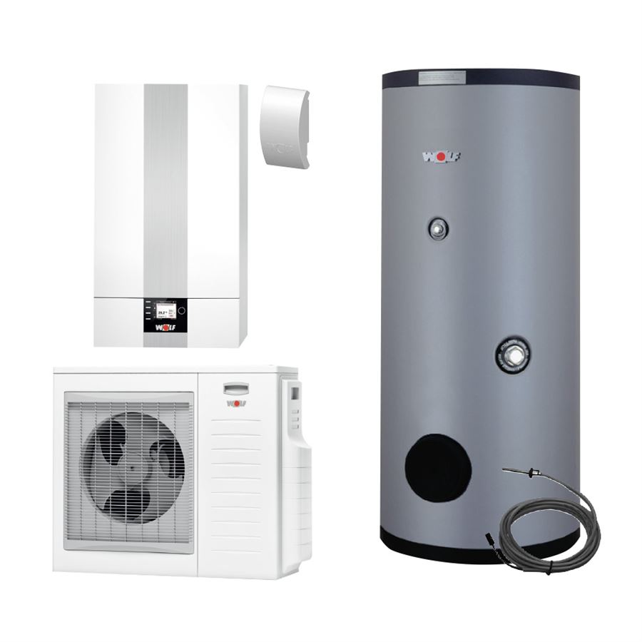 Wolf zostava s tepelným čerpadlom BWL-1S 7 kW/230V a zásobníkom SEW-2-200