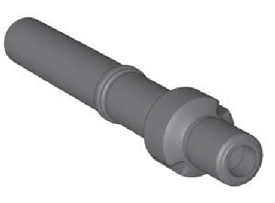 Zvislý dymovod DN125/80 čierny