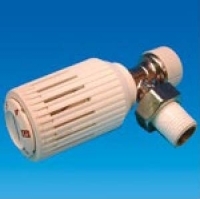 HX 71/15 Radiátorový ventil rohový s termo hlavicou